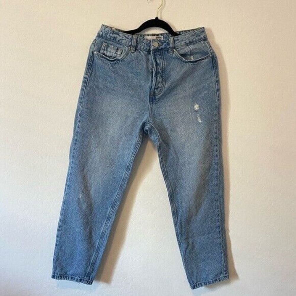Stradivarius Distressed Mom Denim‎ Jeans, Size 08